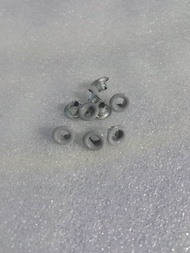 MURAH 100 PCS MATA AYAM EYELET/MATA ITIK 0,5 CM/5mm CAT ABU AKSESORIS SEPATU AKSESORIS TAS AKSESORIS