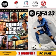 GTA 5 + FiFA 23 PC Game 2in1 Game Collection in 128 GB thumb drive USB Game for PC Windows