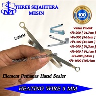 MESIN Hand Impulse Sealer Heating Wire Plate Vacuum Sealer/ 5mm Wide - FS-200 FS-300 FS-400 FS-500 F