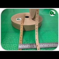 Gummed Tape/ VENEER Tape/ isolasi plywood (16mm x 500 M) - COKLAT