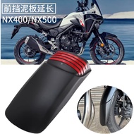 For HONDA NX400 NX500 NX 400 NX 500 Motorcycle Front Fender Extender Accessories Mudguard Extension