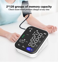 Electronic Tensiometer Portable Upper Arm BP Meter Digital Blood Pressure Monitors Automatic Measure