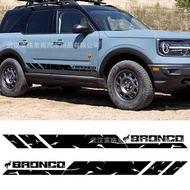 Car Sticker Suitable for Liema Bronco Fender Car Side Skirt Sticker BRONCO Garland