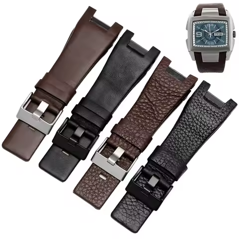 32*17mm for diesel DZ1216 DZ1273 DZ4246 DZ4247 DZ287 Genuine leather watch strap watch men watchband