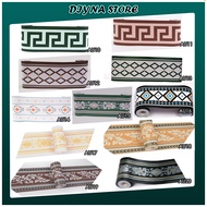 Border wallpaper pvc Skirting wallpaper Border wallpaper sticker self adhesive berpelekat 10meter A 