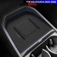 BLACKFUNNY Car Interior Dashboard Wireless Charging Mat Protection Non-Slip Mat Silicone Pad for Kia