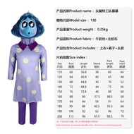 ชุด Cosplay inside out Emotion สำหรับการแสดงบนเวที วันฮาโลวีน เสื้อผ้าแต่งกายสำหรับการแสดง ชุดนักแสด