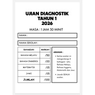 SET UJIAN DIAGNOSTIK TAHUN 1 (A5)
