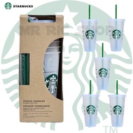 5PCS Starbucks Cold Cups 710ML Reusable Plastic Cup Starbucks Tumbler with Straw Cups 24oz
