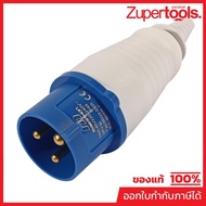 MARATHON Power Plug Male 16 Amp 2 Poles + Ground Wire 220 Volt Type 013L Protection Level IP44 Rubbe