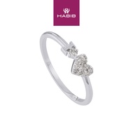 HABIB Diamond Ring in 375/9K White Gold 274530126