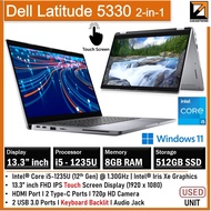 Dell Latitude 7330/7320/5330(1 YEAR WARRANTY T&C)Core i5/i7(10th/11th/12th GEN) 2in1 TOUCH 13.3"inch