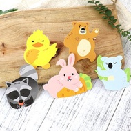 50 pieces Paper Lollipop Holder Cute Animal Pemegang Lolipop DIY Handmade Birthday Idea Goodies Mura
