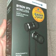 全新 Beyerdynamic Byron BTA Wireless 無線藍牙 Bluetooth 耳機 有Mic 支援 Apple 蘋果 iPhone Android AptX AAC 無損解碼 H