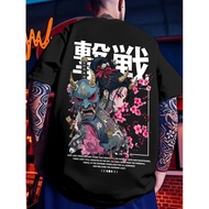 Men's Y2K Trendy Like Those Stars That Once Existed Forever Sports Pattern Print T-Shirt Men Women A
