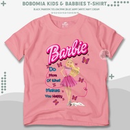 Bobomia Barbie Kids T-Shirt ButterflyGirl | Distro Clothes for Baby Boys and Girls (0-10 Years) - Ki