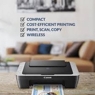 CANON PIXMA E470 WiFi INK EFFICIENT 3IN1 PRINTERS (Black and Gray Color)