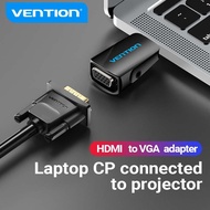 Vention HDMI to VGA Adapter HDMI Male to VGA Felame Adapter HD 1080P Audio Cable With 3.5mm Jack For PS3 PS4 Laptop PC Smart BOX to Monitor Projector HDTV HDMI Male to VGA Felame Converter HDMI to VGA Converter Adapter