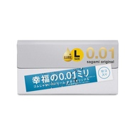 SAGAMI ORIGINAL 0.01 L-SIZE EXTRA LUBRICATED 12'S PACK PU CONDOM