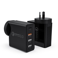 Sanxin 48W 4 Port Quick Charger PD Type C USB Charger For iPhone 14 13 12 11 Samsung Tablet QC 3.0 F