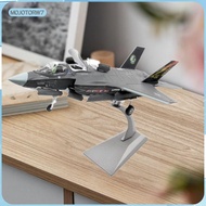 [mojotorw7] 1/72 Scale F35 B Fighter Jet Model Diecast Plane Model Simulation Desktop