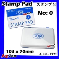 Stamp Pad Size 0 Stamp Pad Ink Black Blue Red Stamp Pad Stamp Ink Chop Stamp 印章墨盘 印章墨水