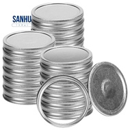 Jar Lids and Rings for Ball Canning Jars Wide Mouth, Split-Type Lids Leak Proof, Reusable Canning Ja