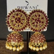 [Ready Stock] DHWANI Stone Jhumka Earrings