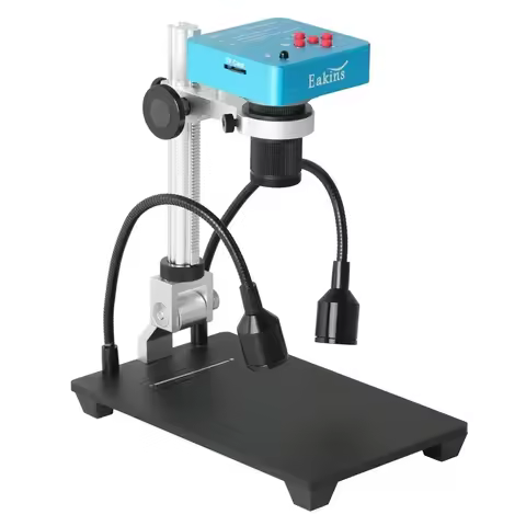 2K 4K 48MP 8.3MP 1080P USB HDMI VGA Industry Electronic Video Microscope Camera + 80X C mount Lens +