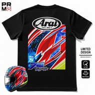 PRM8 - Premium Men's T-Shirt Wanita Combed 24s Material Unisex Racing Motorcycle T-Shirt Short Sleev