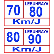 PVC STICKER PUSPAKOM #80/90#70/80