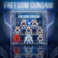 [AOWOBOX] Pop Mart 泡泡瑪特 Gundam QMSV mini 自由高達 第2彈 盲盒手辦高透主題展示盒 展示箱 display box 亞加力 模型盒 亞加力展示盒