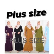 PLUS SIZE Baju kurung moden exclusive 1 (tone cey) embroidery baju