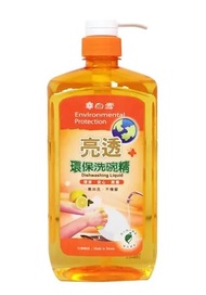 【白雪】亮透環保洗碗精-按壓瓶1000ml*12入