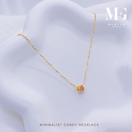 Merlin Goldsmith 22K 916 Gold Minimalist Candy Necklace