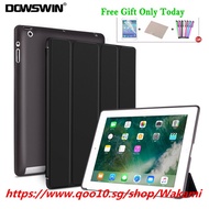 DOWSWIN Case For iPad 2 3 4 Soft Back Cover TPU Leather Case For iPad 4 Flip Smart Cover For iPad 2