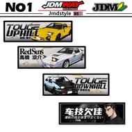 Project D Night Kids Car Decal Sticker Initial D Vinyl JDM AE86 Motorcycle Sticker Decoration Custom