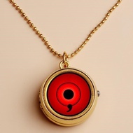 Watch Kakashi Necklace Watch Writing Round Eye Pocket Watch Pendant Sasuke Itachi Class Student Pock