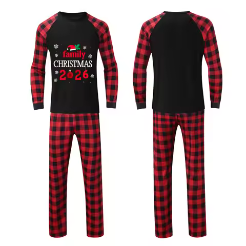 Christmas Pyjamas Family Set Pyjamas Christmas Partner Women Men Children Christmas Pyjamas Flannel 
