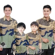Best! Kemeja Batik Anak Laki laki Warna Hijau Sage Green Batik Pria