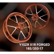 Y15ZR X1R FORGED SPORT RIM 185/350-17 CLEAR STOCK