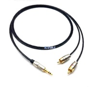 CABLE -[ Special Stock Limited ] Original/aux canare audio CABLE 4mtr jack3.5mm male to 2 rca male s