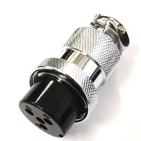 3 4 Prong Pin Socket Connector Aviation Plug For CG1-30 CG1-100 CG2-11 CG2-11G Pipe Flame Cutting Ma
