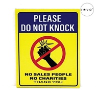FUNNY CUTE DO NOT KNOCK, DO NOT DISTURB, DND WARNING & INSTRUCTION & NOTICE SIGN