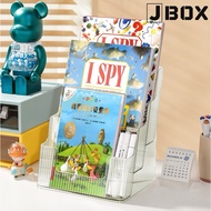 Clear Book Storage Rack / Kid’s storybook Storage / Slanted Book Stand (Jbox)