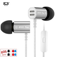 NEW KZ ED9 PRO Nozzles Earphone heavy bass music headset fever HiFi zinc alloy metal earphones