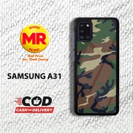Case SAMSUNG A31 ARMY MOTIF Case 2D casing 2D Pure fortune Case Pure Case Pure casing Case Men Case 