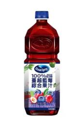 Costco好市多官網🚚宅配直送 Ocean Spray 100% 蔓越莓藍莓綜合果汁 1 公升 X 6入 $1481