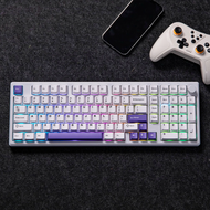 EPOMAKER Galaxy 100 aluminium benjolan tiga mod wireless Bluetooth RGB 98 dengan papan kekunci mekan