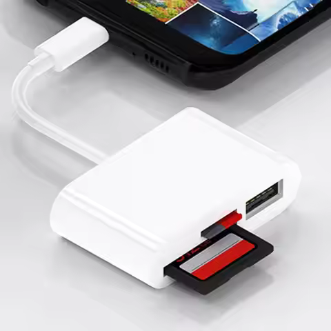 3 in 1 Card Reade Multi in 1 USB 2 0 Type C U Disk TF Card Reader OTG Adapter for Mobile Phone